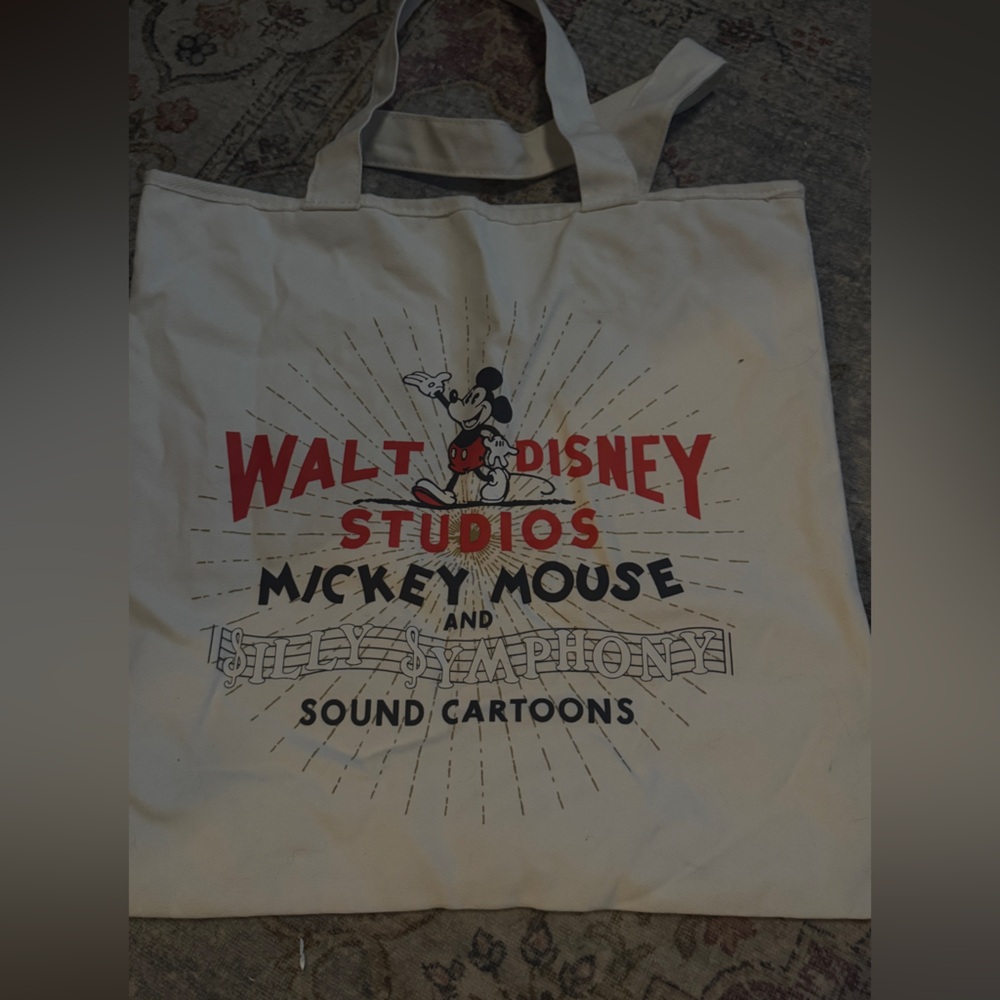 Disney 100th Anniversary White Fabric